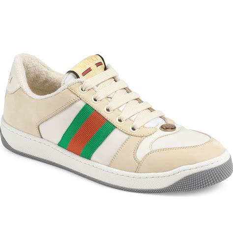 gucci screener sneakers womens|Gucci screener low top sneakers.